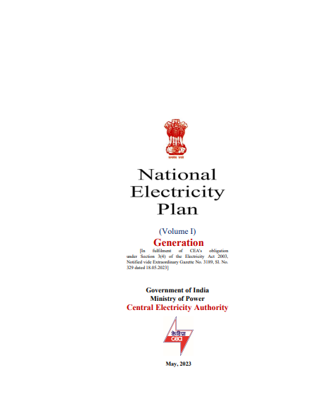 National Electricity Plan Volume I Generation