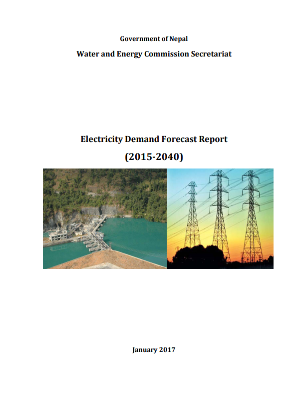 Electricity Demand Forecast Report (2015-2040)